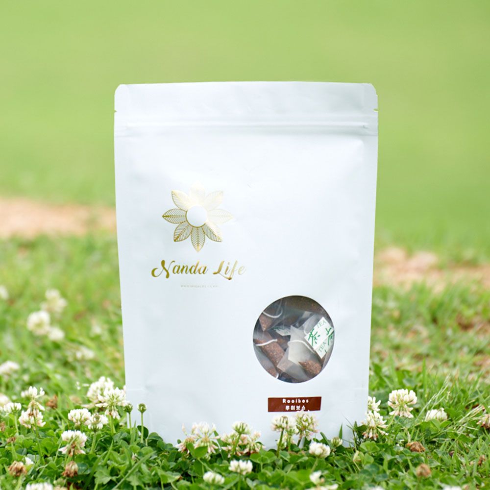 Nanda Life Double Strength Rooibos Tea 30 Tea Bags 2g Extra Rich Herb Tea for Tumbler Use